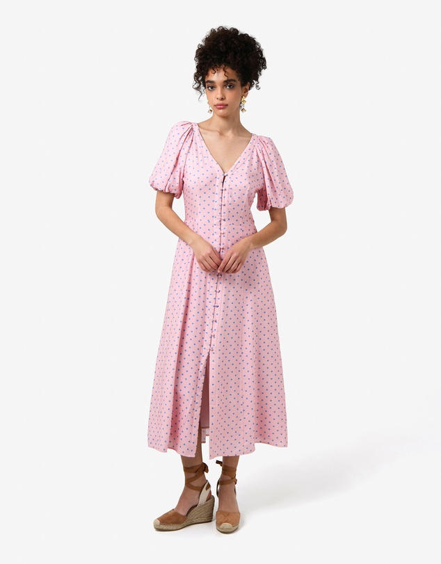 Forcast - Almeria Polka Dot Dress