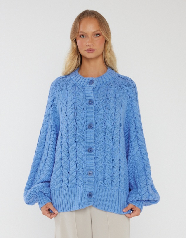 ALEXANDRA - Haven Cardigan Blue