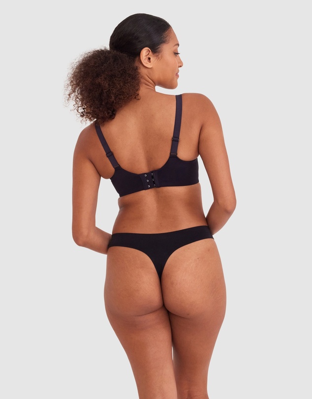 Bras N Things - Sapphire Smooth Full Coverage Bra - Black