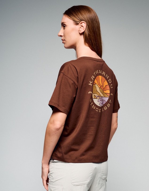 Kathmandu - Sunburst Logo Organic Cotton Tee