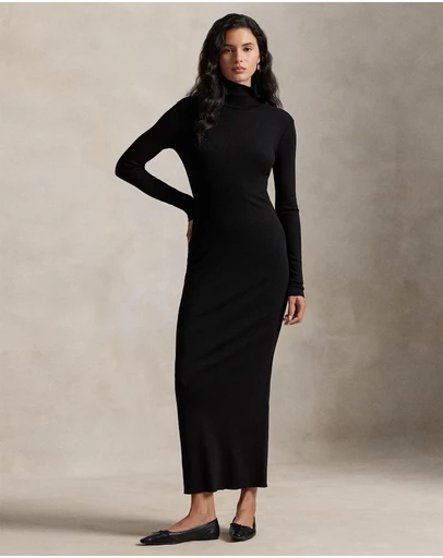 Polo Ralph Lauren - Ribbed Turtleneck Dress