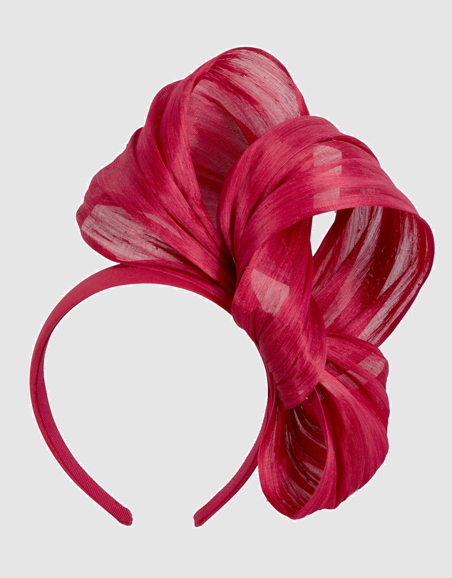 Fillies Collection - Bespoke Red Bow Racing Fascinator
