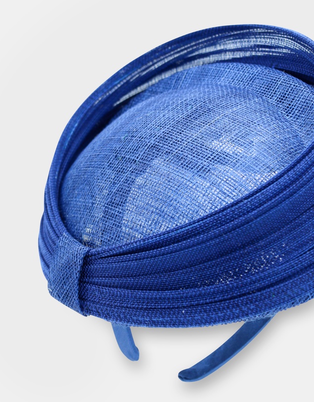 Morgan & Taylor - Blaze Beret Fascinator in Cobalt Blue