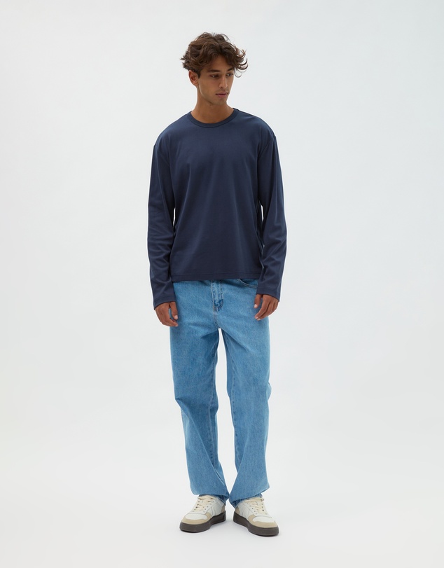 AERE - Relaxed Long Sleeve Cotton Tee
