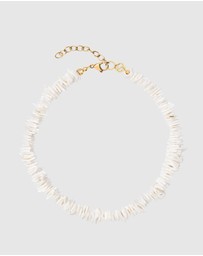 Nialaya Jewellery - Women's White Puka Shell Necklace