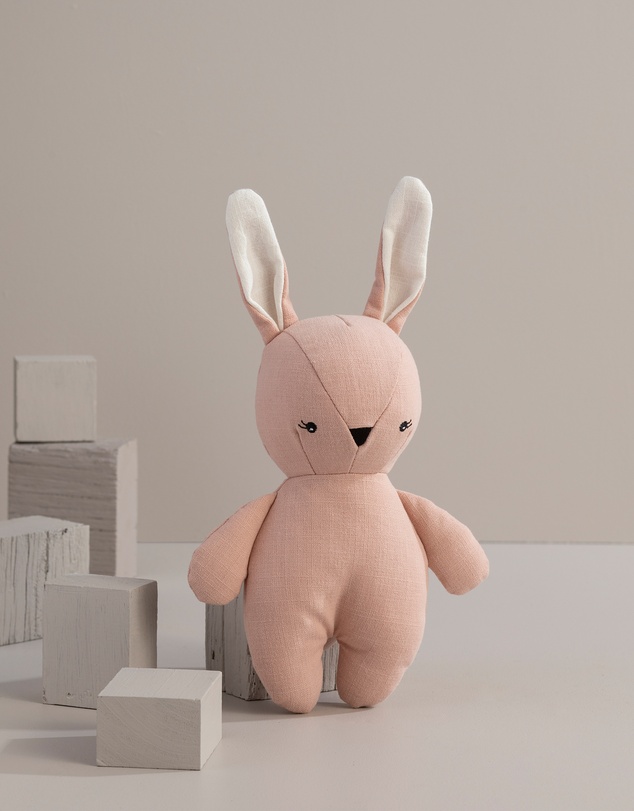 Living Textiles - Small Linen Animal - Betty the Bunny