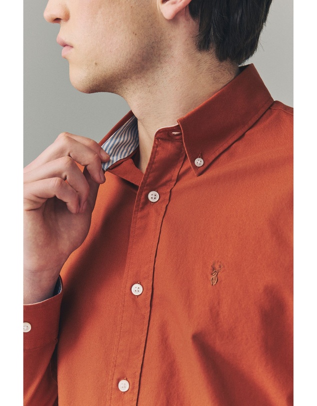 NEXT - Long Sleeve Oxford 100% Cotton Shirt Regular Fit