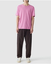 Bassike - Crushed Cotton Pull On Pants