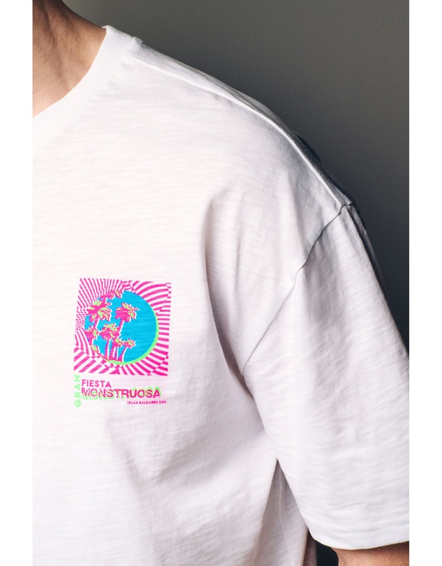 NEXT - Back Print Beach Graphic T-Shirt