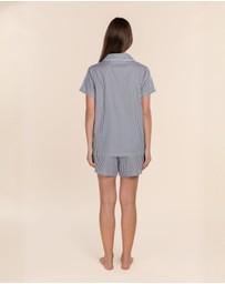 Gingerlilly - Rebecca Judd x Gingerlilly Camilla Cotton Short PJ Set