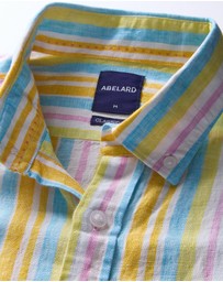Abelard - San Michaele Linen Stripe Classic Fit Shirt