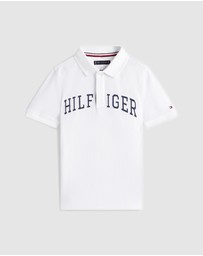 Tommy Hilfiger - Boys Regular Fit Textured Polo Shirt - Teens