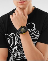 Philipp Plein - THE $KELETON 2.0 44mm Black Tone Automatic Watch