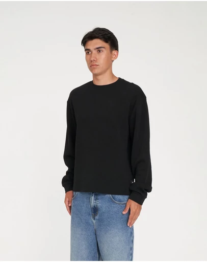 Huffer - Waffle LS Sup Tee