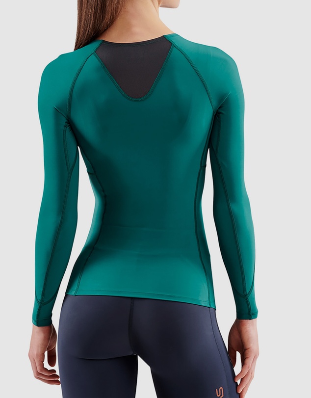 SKINS - SKINS Compression Women's Series-3 Active Long Sleeve Top LT Teal