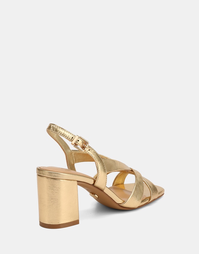 Wittner - Josie Metallic Leather Mid Heels