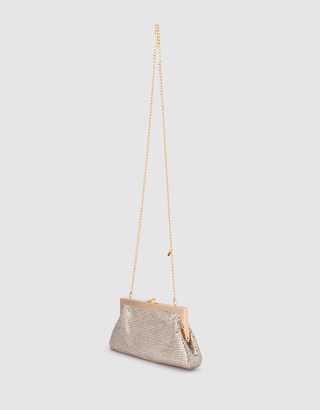 Olga Berg - Zara Mesh Frame Clutch