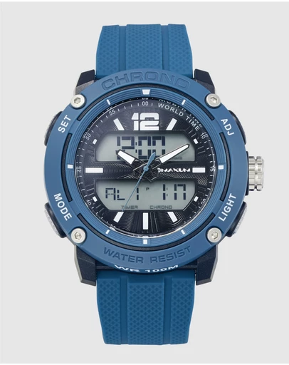 Maxum - Conquest Blue Analogue & Digital