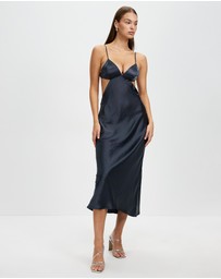 Third Form - Crush Bias Tri Midi Dress
