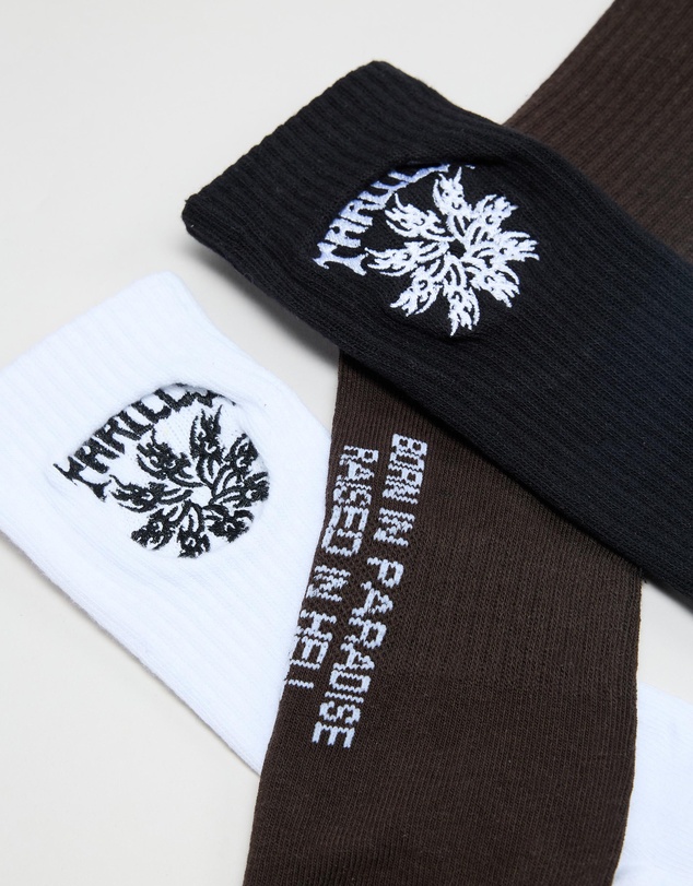 Thrills - Stagger 3 Pack Socks - ICONIC EXCLUSIVE