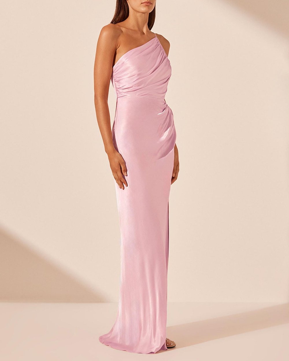 La Lune Asymmetrical Gathered Maxi Dress by Shona Joy Online | THE ICONIC |  Australia