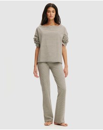 Cotton On Body - Dreamy Soft Flare Pants Boatneck Long Sleeve Set