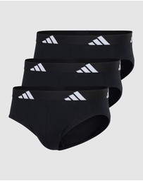 adidas Sportswear - 3 Pack Active Flex Cotton Brief Underwear
