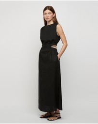 FRIEND of AUDREY - The Linen Waist Tie Dress