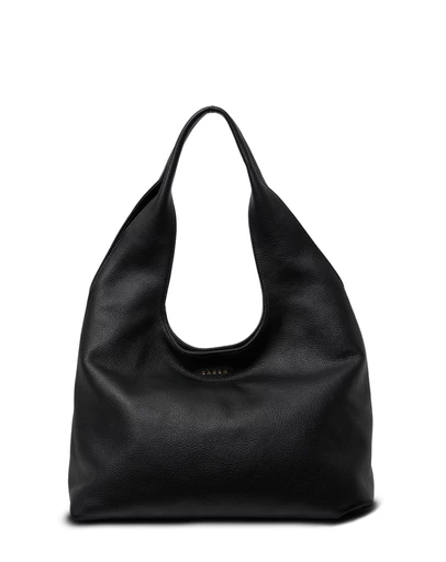 SABEN - Kip Shoulder Bag Black Lightly Milled