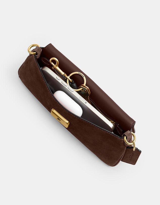 Coach - Suede Jet Shoulder Bag
