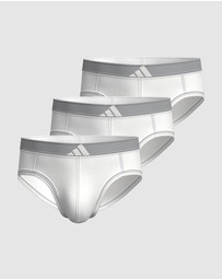 adidas Sportswear - 3 Pack Active Flex Cotton Body Brief Underwear