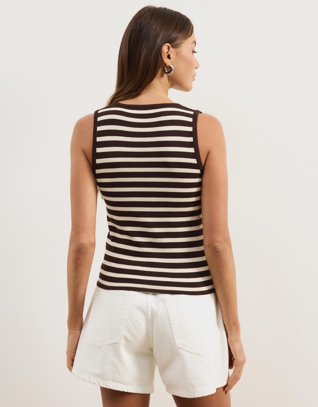 Atmos&Here - Kennedi Stripe Knit Tank