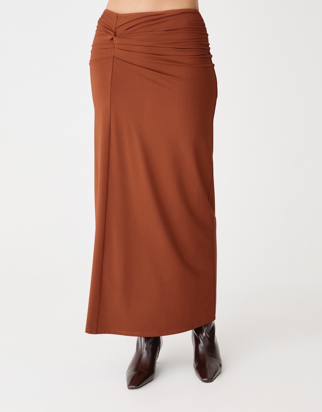 Forcast - Dasha Ruched Bamboo Skirt