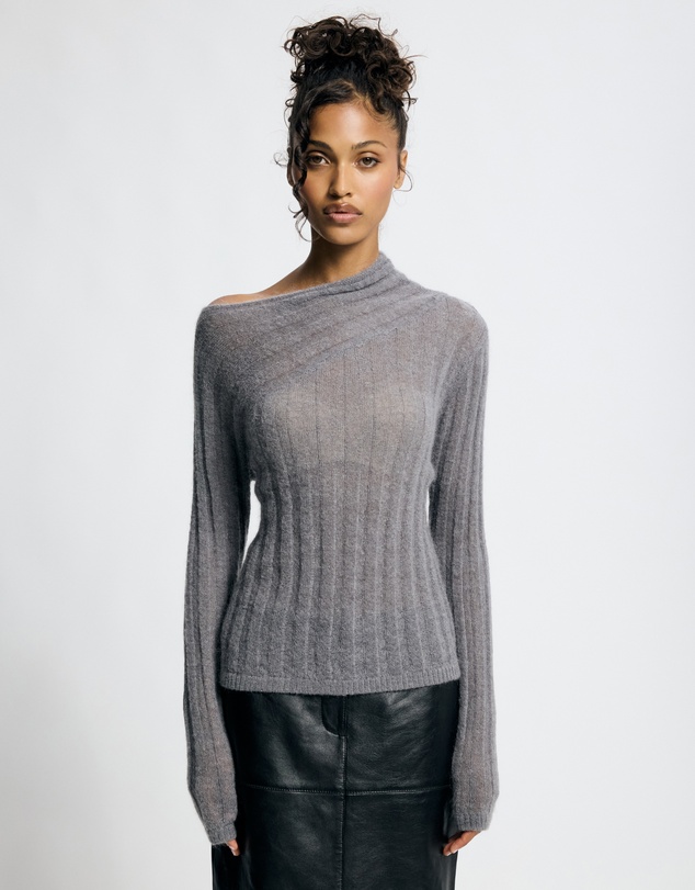 Lover - Seraphine Mohair Blend Sheer Jumper