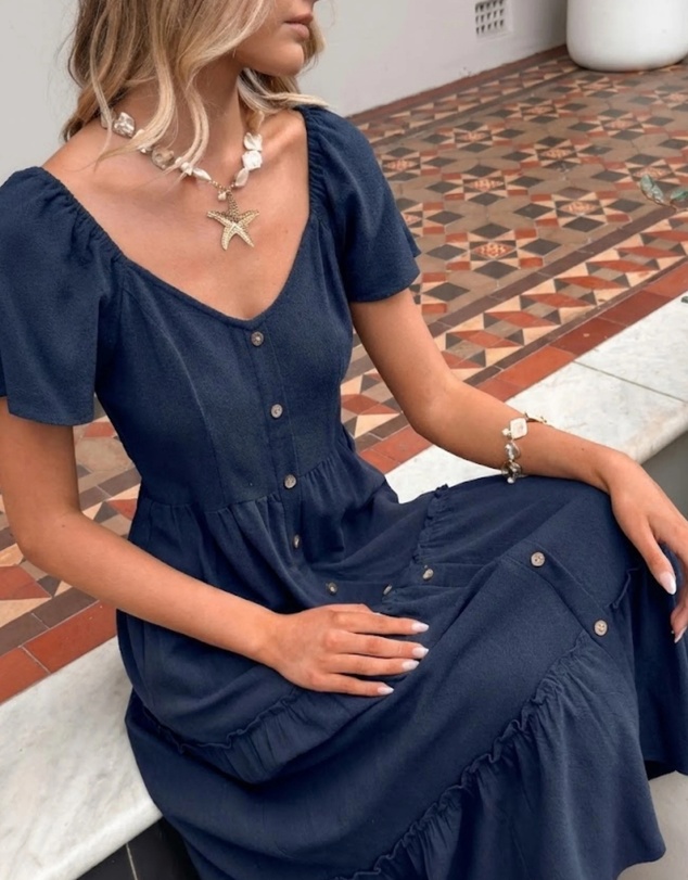 Esther & Co - Celie Dress - Navy