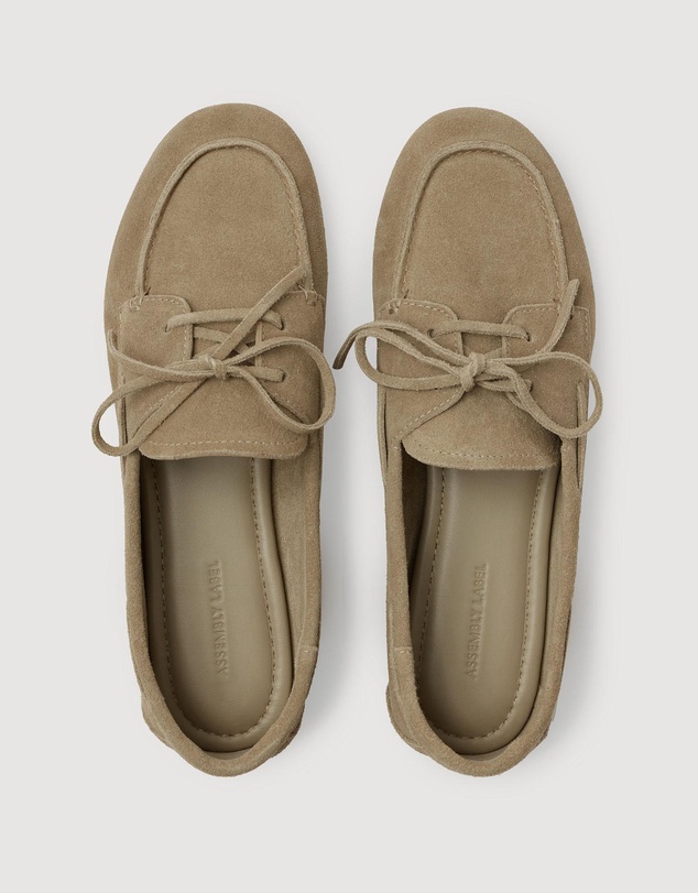 Assembly Label - Devon Suede Boat Shoes - Women's