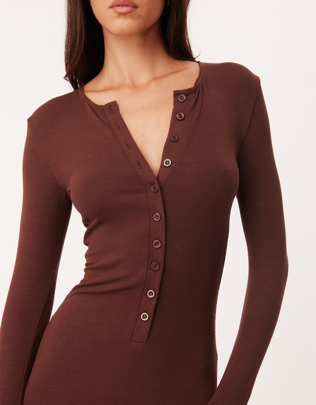 SNDYS - Henley Maxi Dress