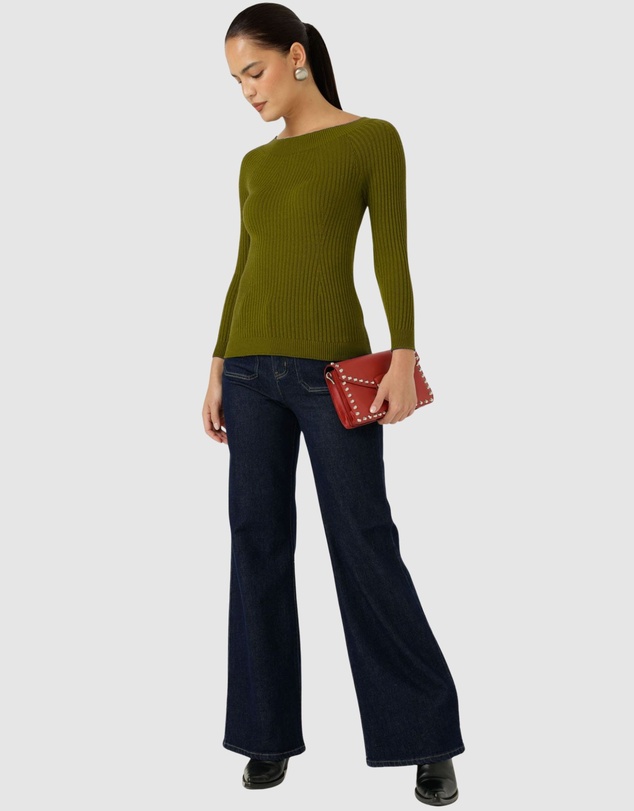 SACHA DRAKE - Claire Knit In Olive