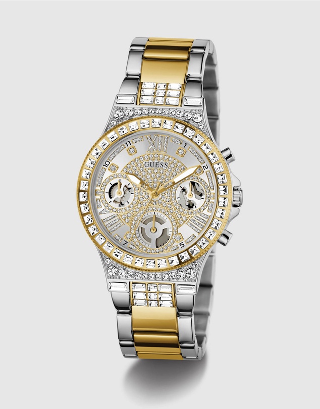 GUESS - Guess Moonlight Ladies 2-Tone Multi-function Watch