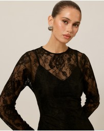 Tussah - Esme Lace Long Sleeve Maxi Dress