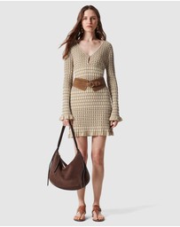 & Other Stories - Knitted Long-Sleeve Mini Dress