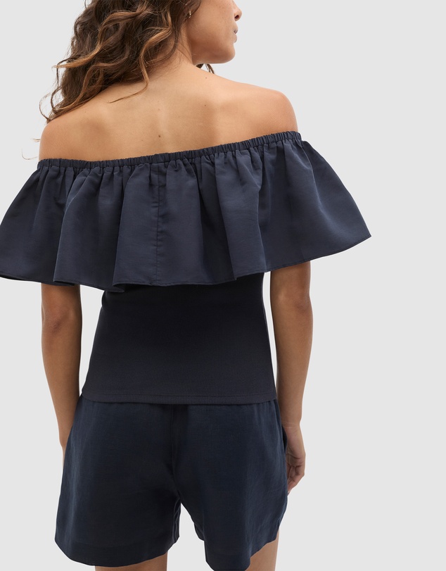 Seed Heritage - Off Shoulder Ruffle Top