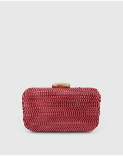 Izoa - Sophia Woven Clutch