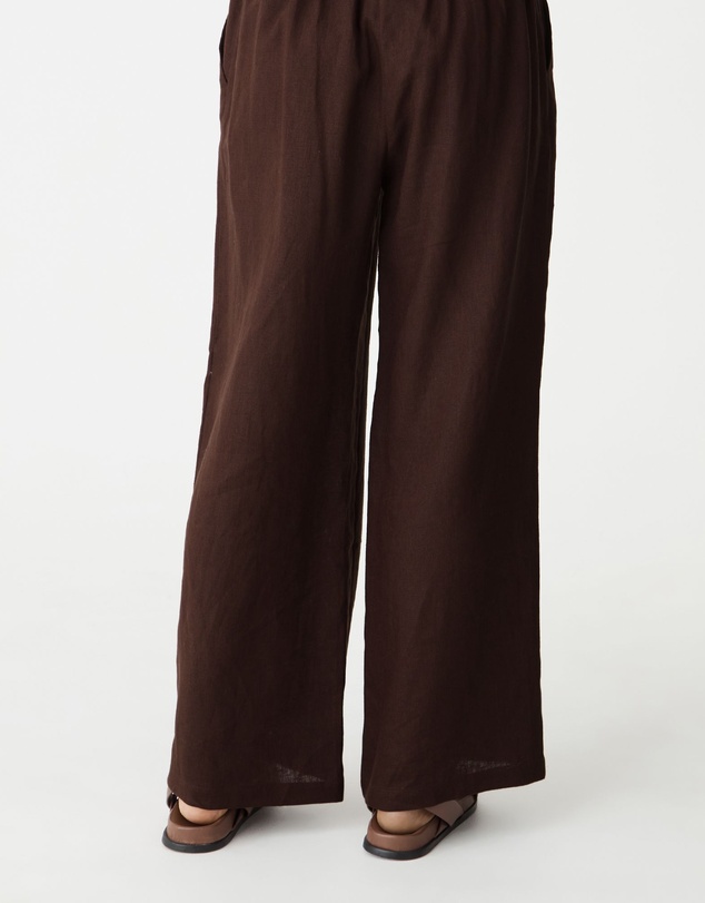 Forcast - Ami Linen Elastic Back Pants