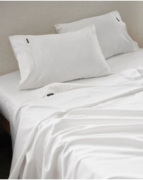 Greg Natale - Jacquard Sheet Set White