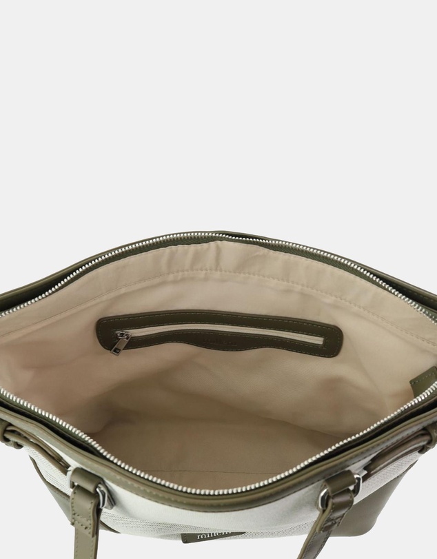 Milleni - Milleni Vegan Leather 2-tone Shoulder Bag