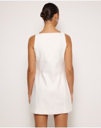 AERE - Sian Linen Mini Dress