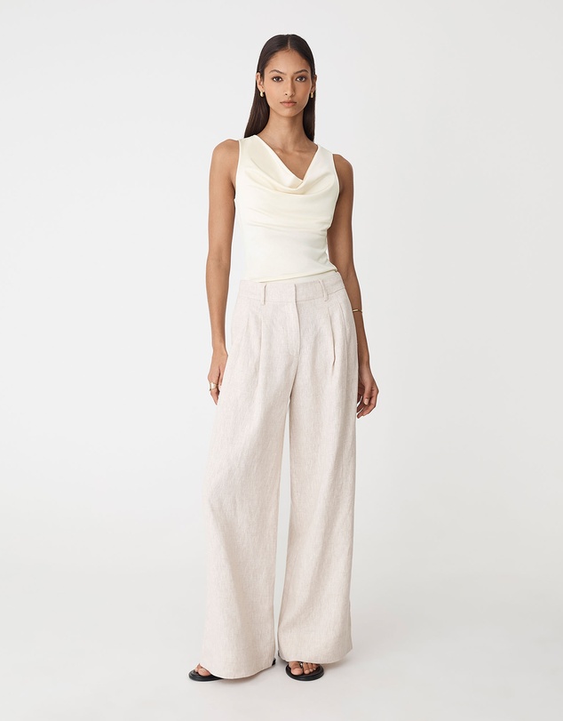 Forcast - Sabrina Cowl Neck Top