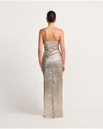 TOJHA - Tacoma Dress - Metallic Champagne