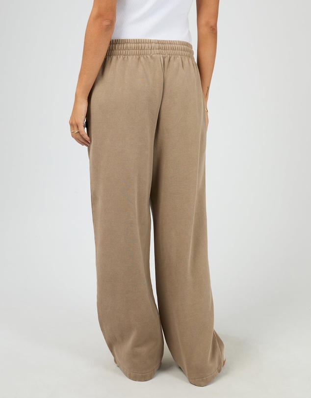 All About Eve - Aae Vintage Wide Leg Trackpant Stone
